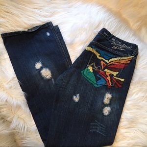 Buffalo Numbered Edition Ltd Embroidered Sky Jeans